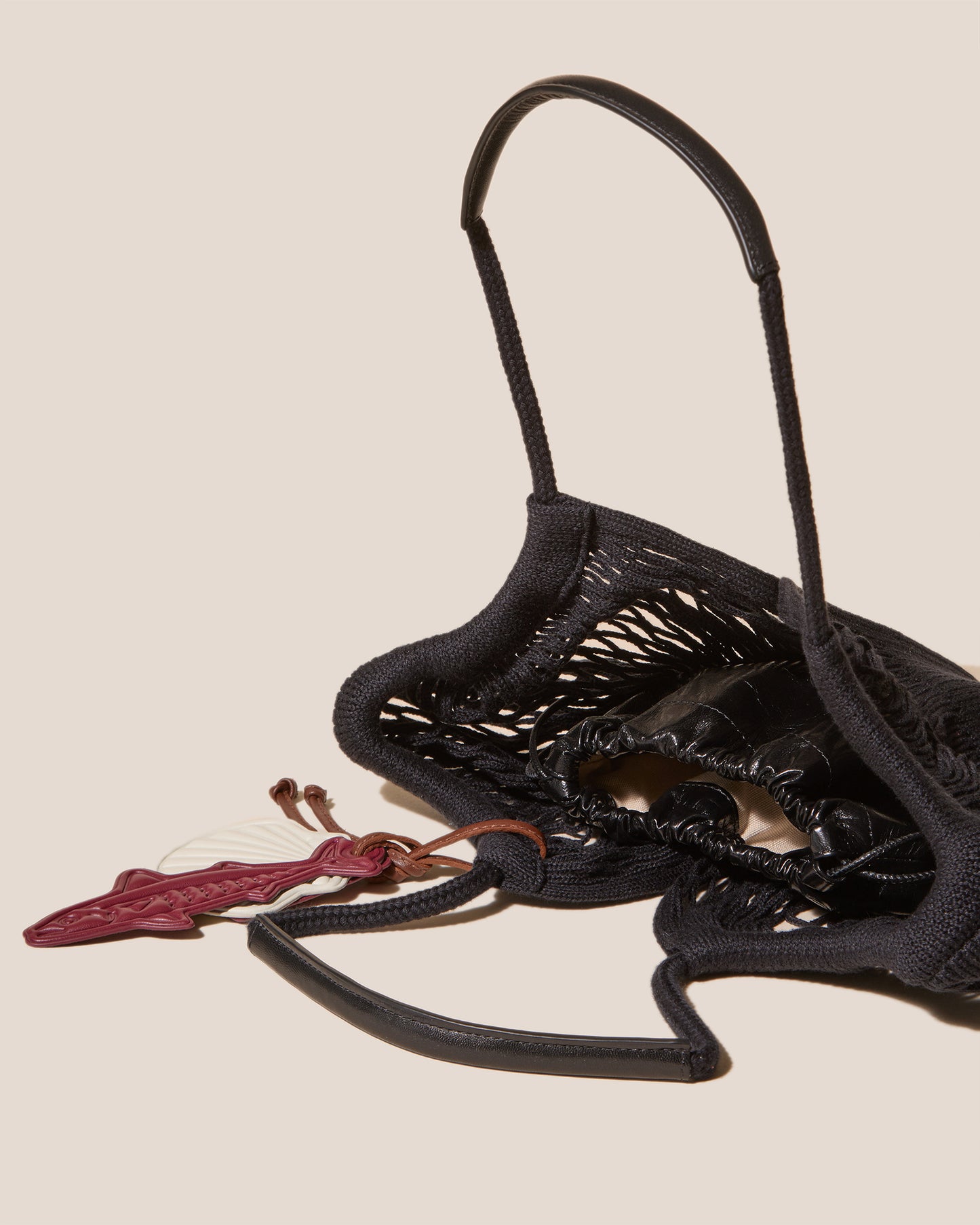 CALELLA FILT S CHARM - Knitted Cotton Net Bag