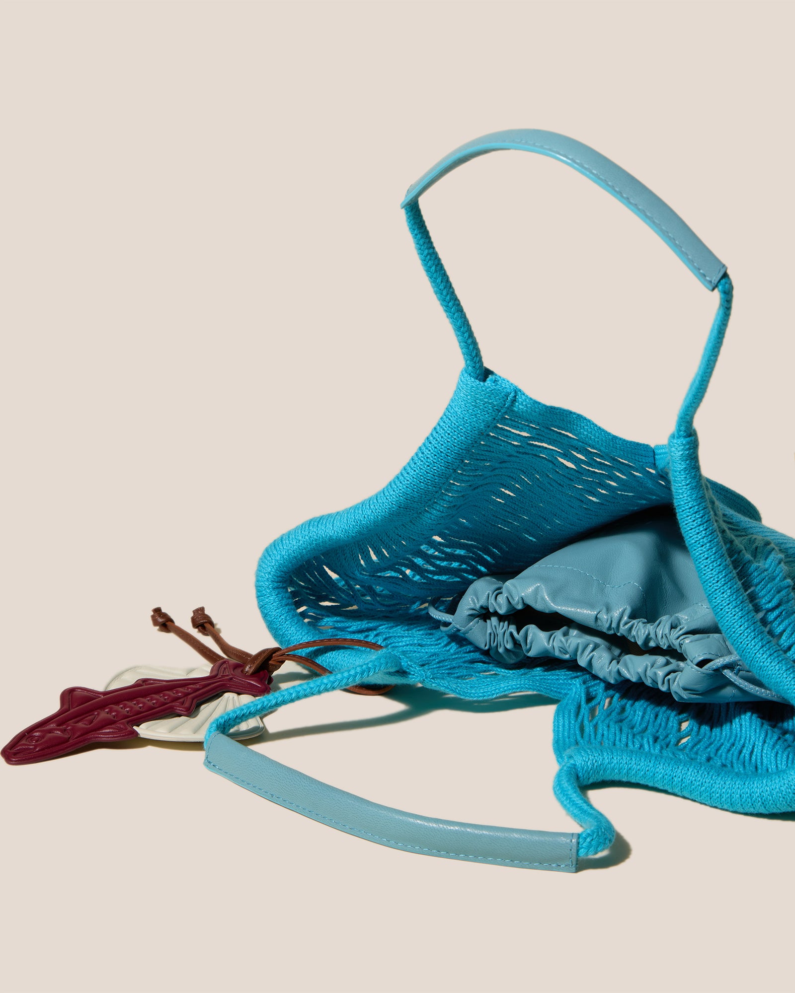 CALELLA FILT S CHARM - Knitted Cotton Net Bag