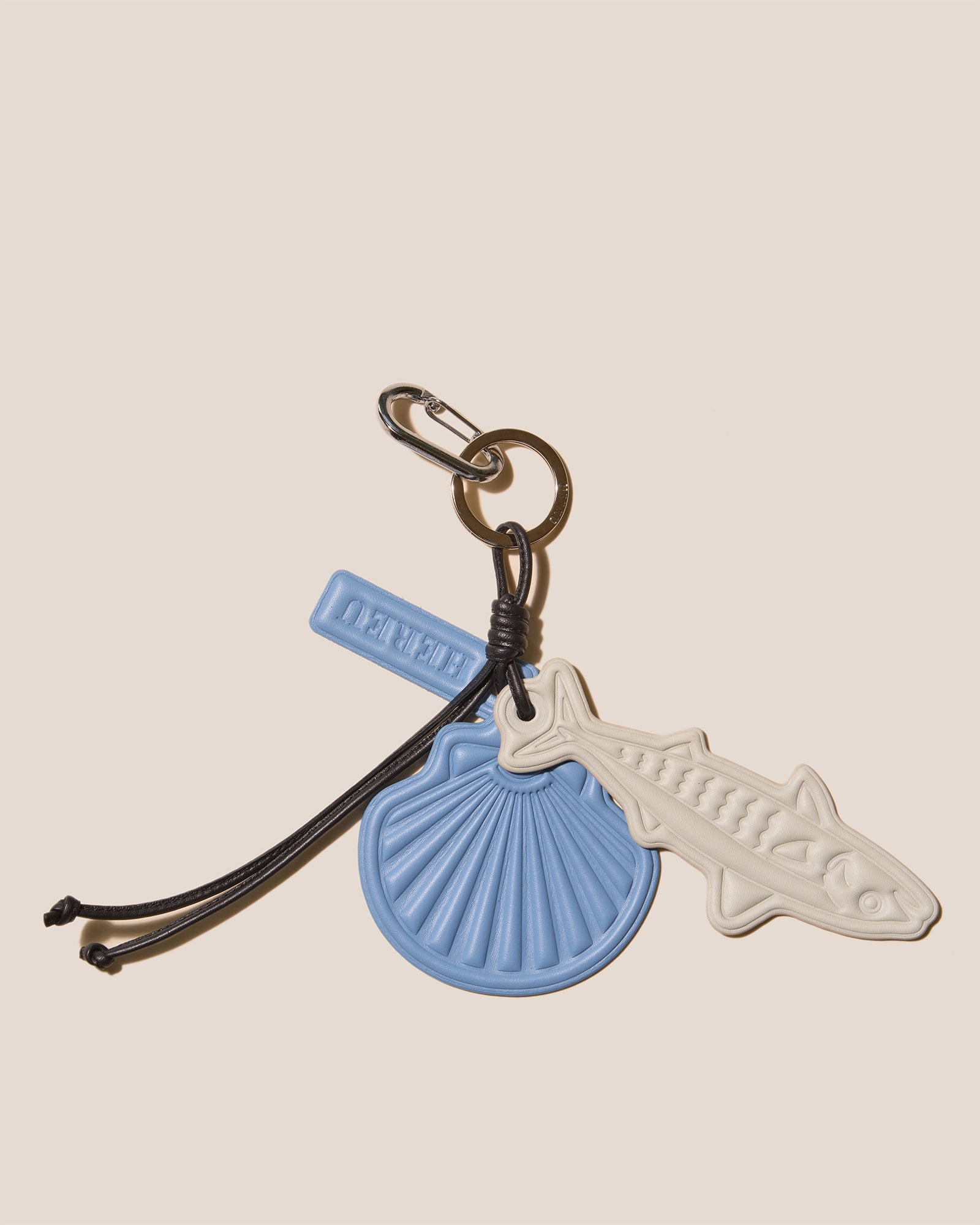 LAMAR KEYCHAIN - Embossed Leather Keychain – Hereu Studio