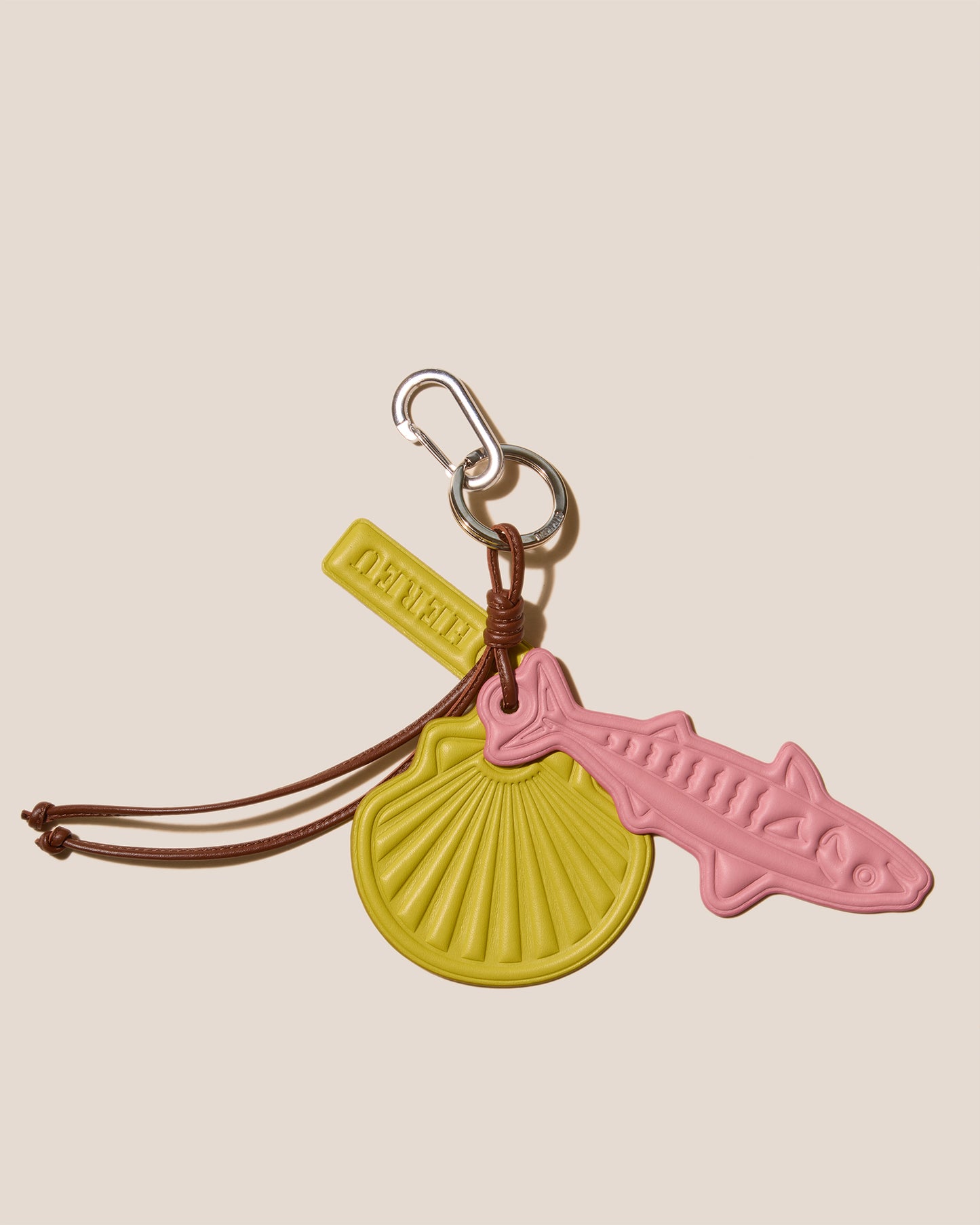 LAMAR KAYCHAIN - Embossed Leather Keychain