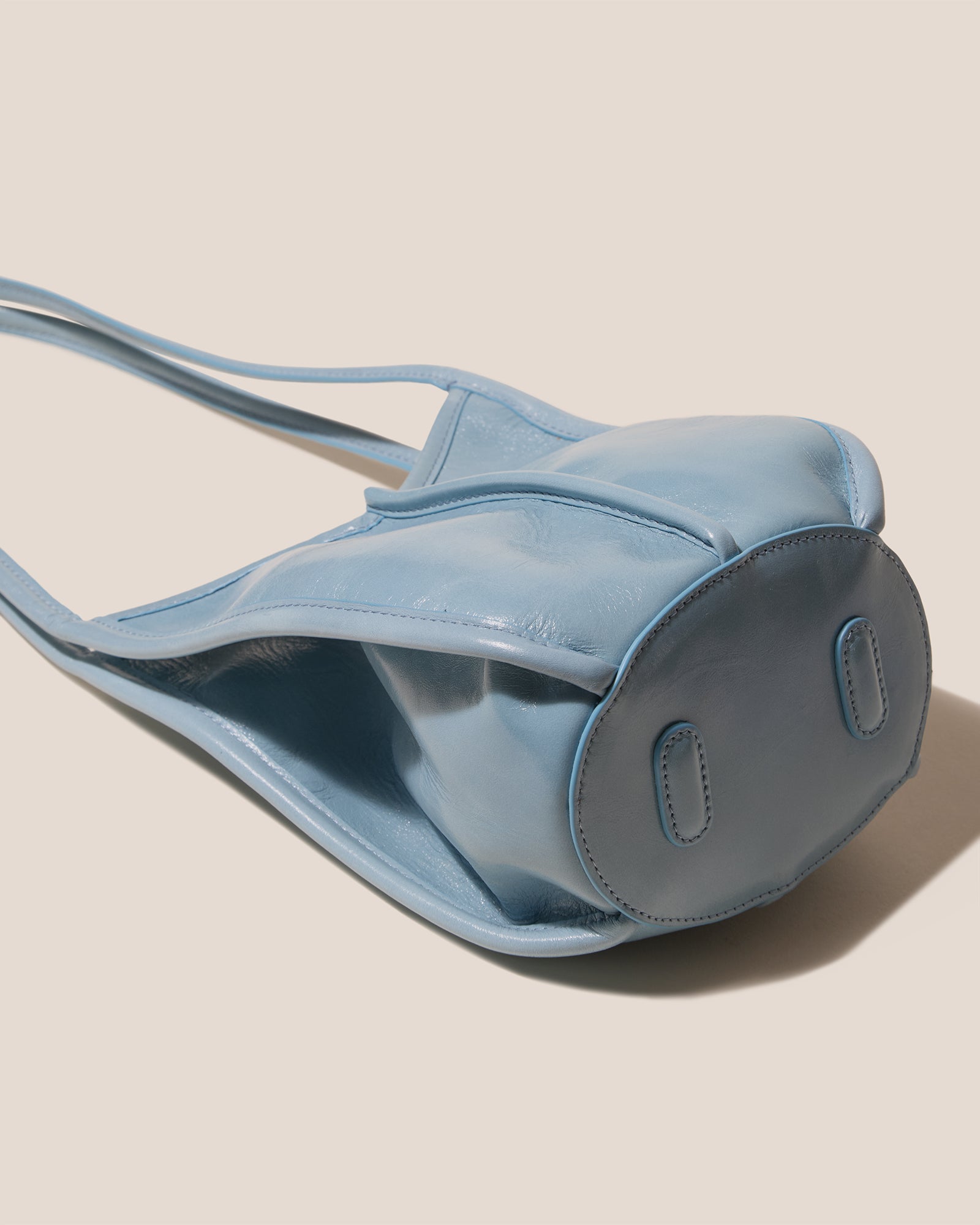 CALELLA BUCKET LEATHER - Leather-trimmed Shoulder Bag