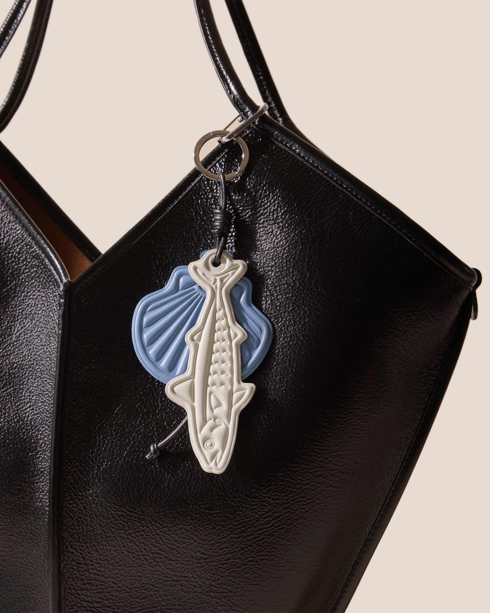 LAMAR KEYCHAIN - Embossed Leather Keychain