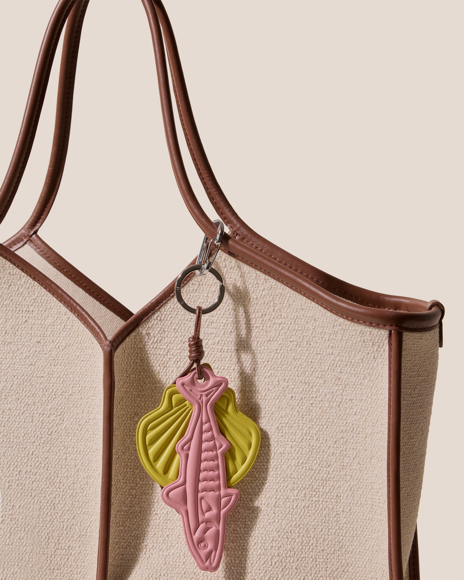 LAMAR KEYCHAIN - Embossed Leather Keychain