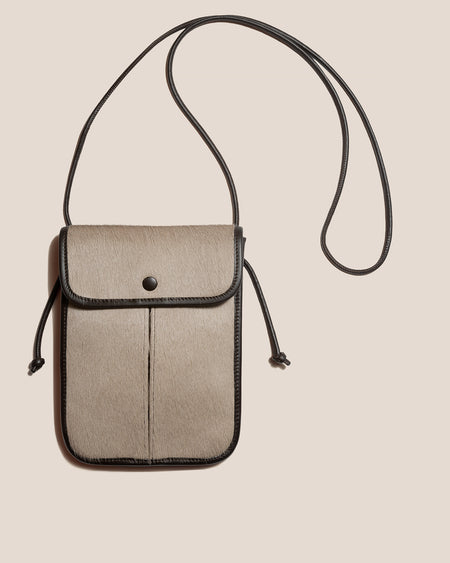 TERRA CALF HAIR - Square-Flat Crossbody Bag