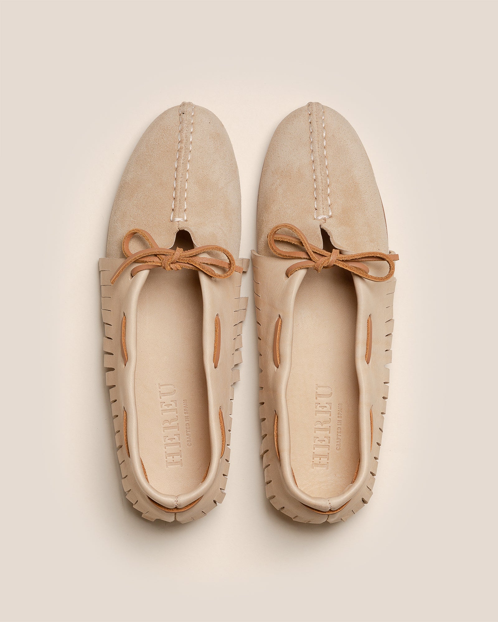 TILLA FRINGES - Deconstructed Suede Babouche – Hereu Studio