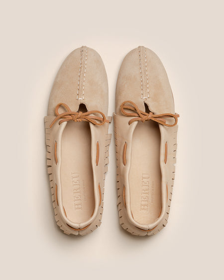 TILLA FRINGES - Deconstructed Suede Babouche