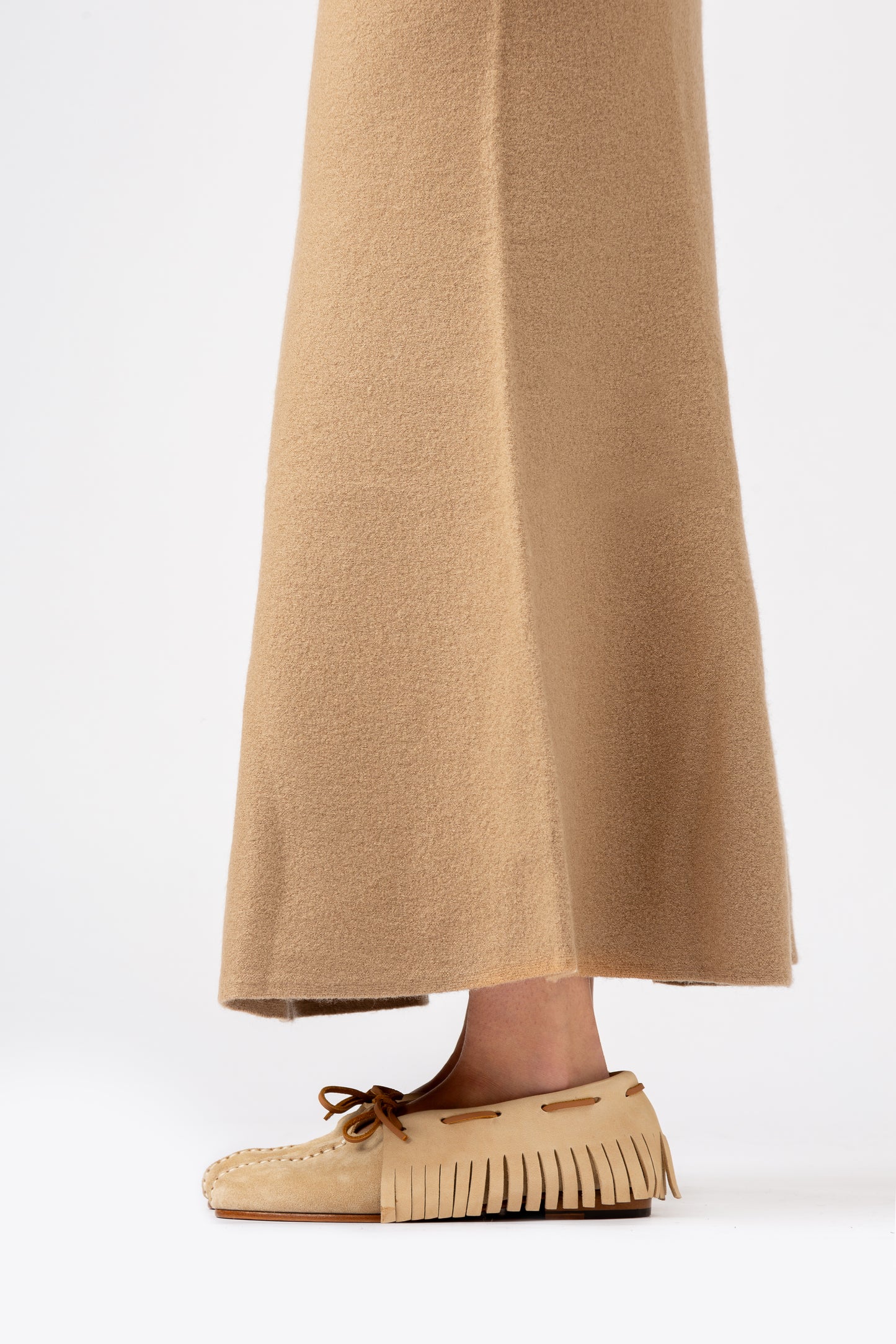 TILLA FRINGES - Deconstructed Suede Babouche