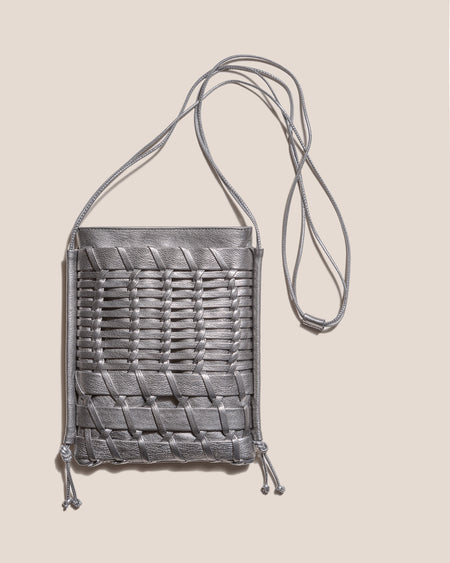 TRENA METALLIC - Flat Square Crossbody Bag