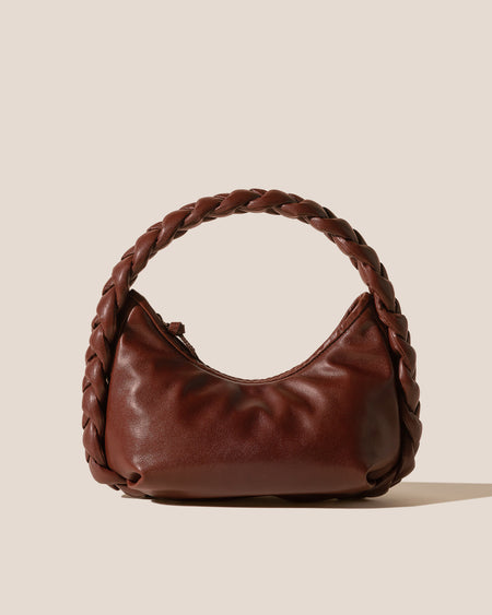 ESPIGA SHINY - Plaited Padded-detail Shoulder Bag