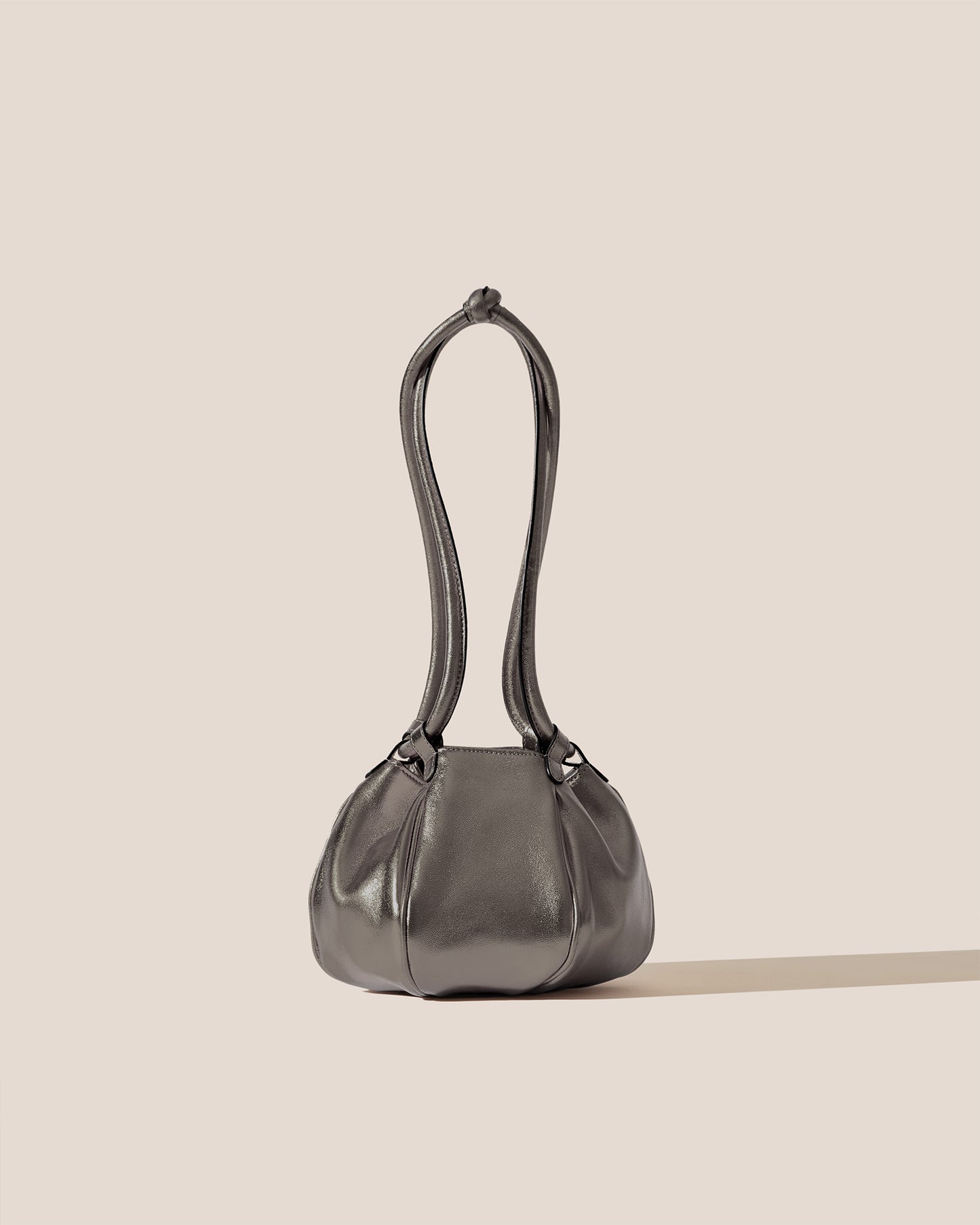 GLOBUL MINI METALLIC - Balloon-Shaped Crossbody Bag