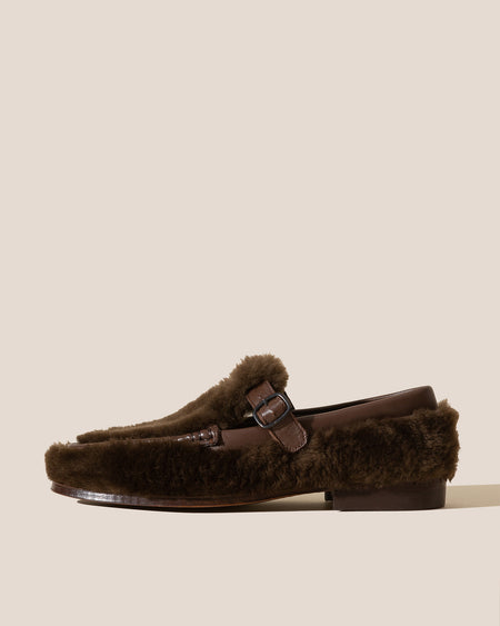 ALBER  SHEARLING - T-Bar Loafer