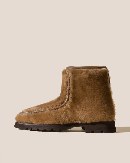 ARMENTA LOW ZIPPED - PREORDER - Men's Shearling Ankle Boot Loafer