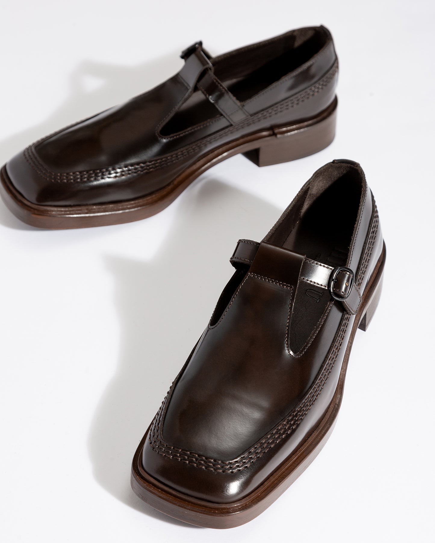 LLUISA POLISHED - T-bar Loafer