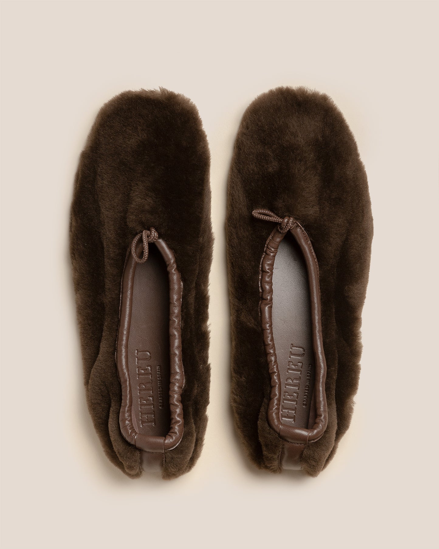 PUNTERA SHEARLING - Flat Pump