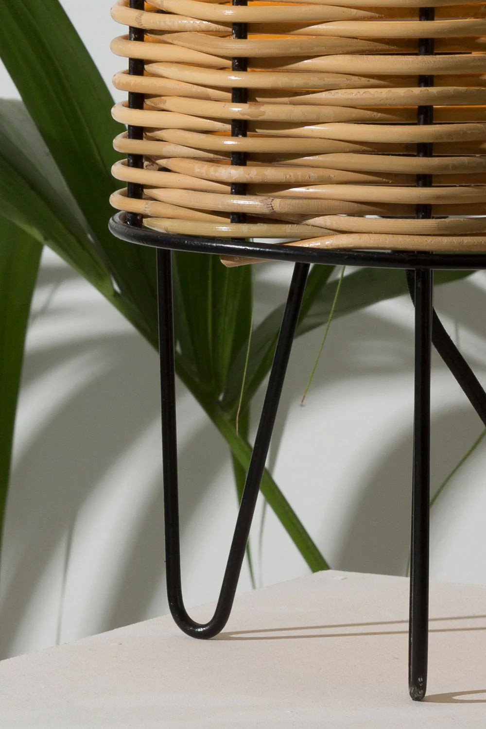 LA FOSCA - Natural Rattan Lamp by Ana Pérez & Joan Casanovas