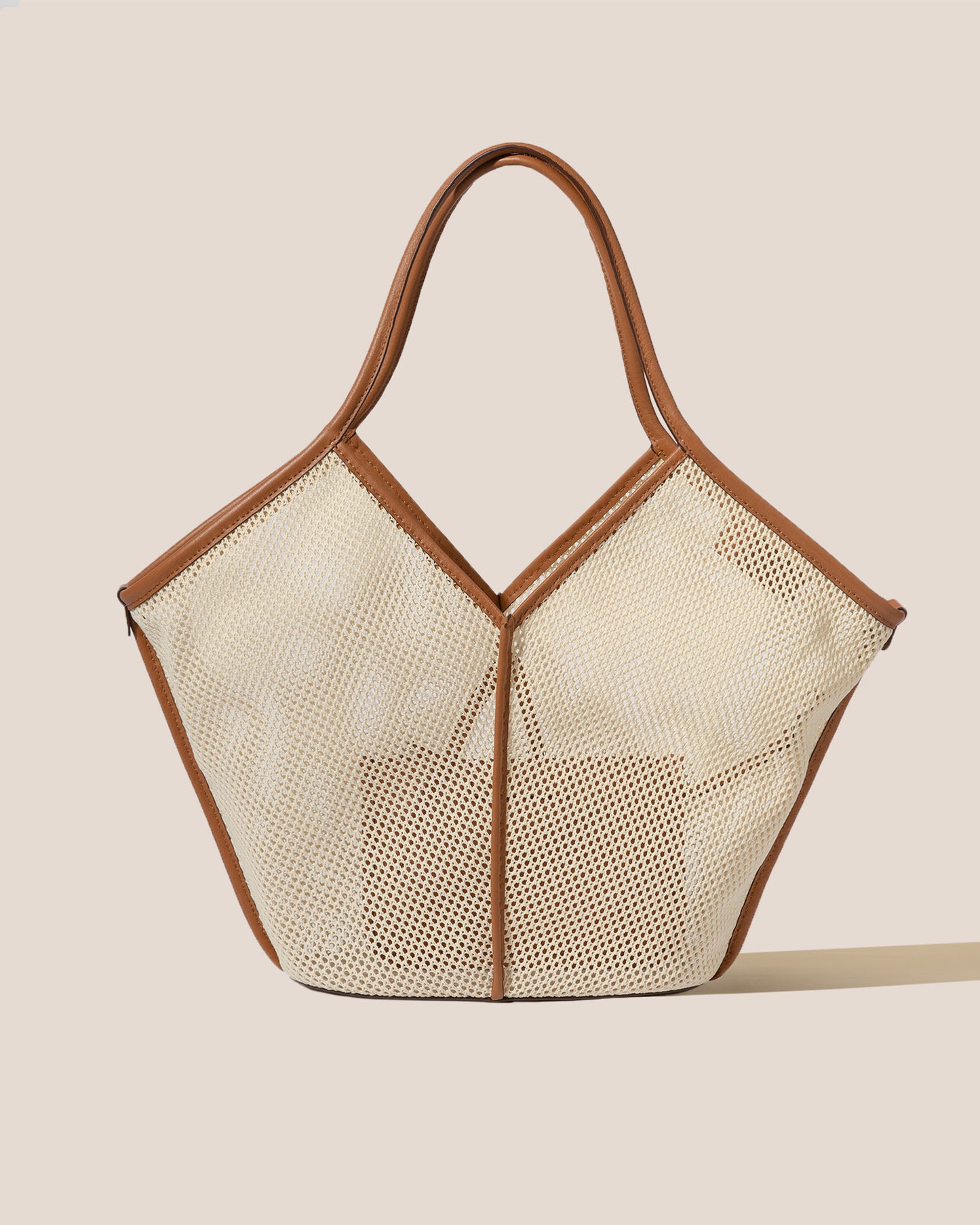 CALELLA NET - Leather-trimmed Tote Bag