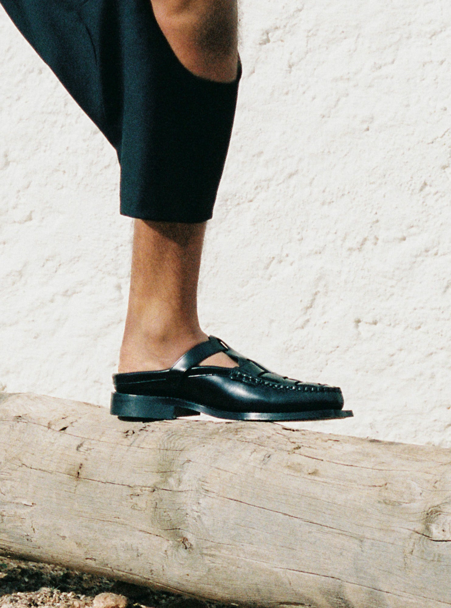 BONELL - FOR ALL - Woven T-bar Mule Loafer