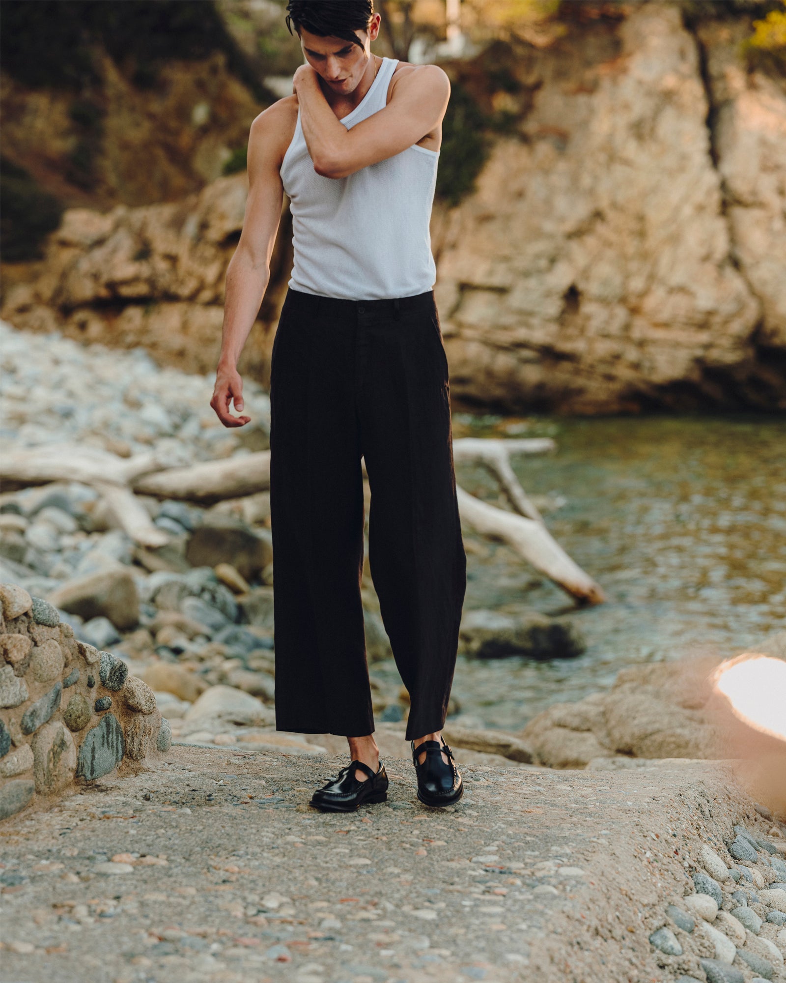 ALBER - Men's T-bar Loafer