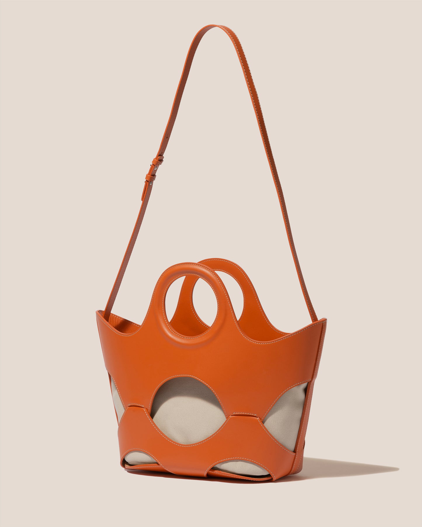 ONADA - Cut-out Leather Tote Bag