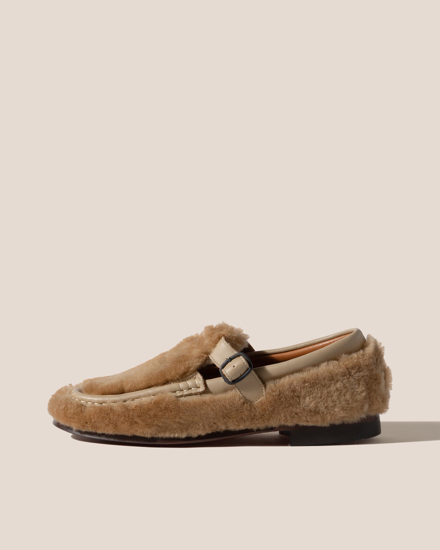 ALBER SHEARLING - T-Bar Loafer