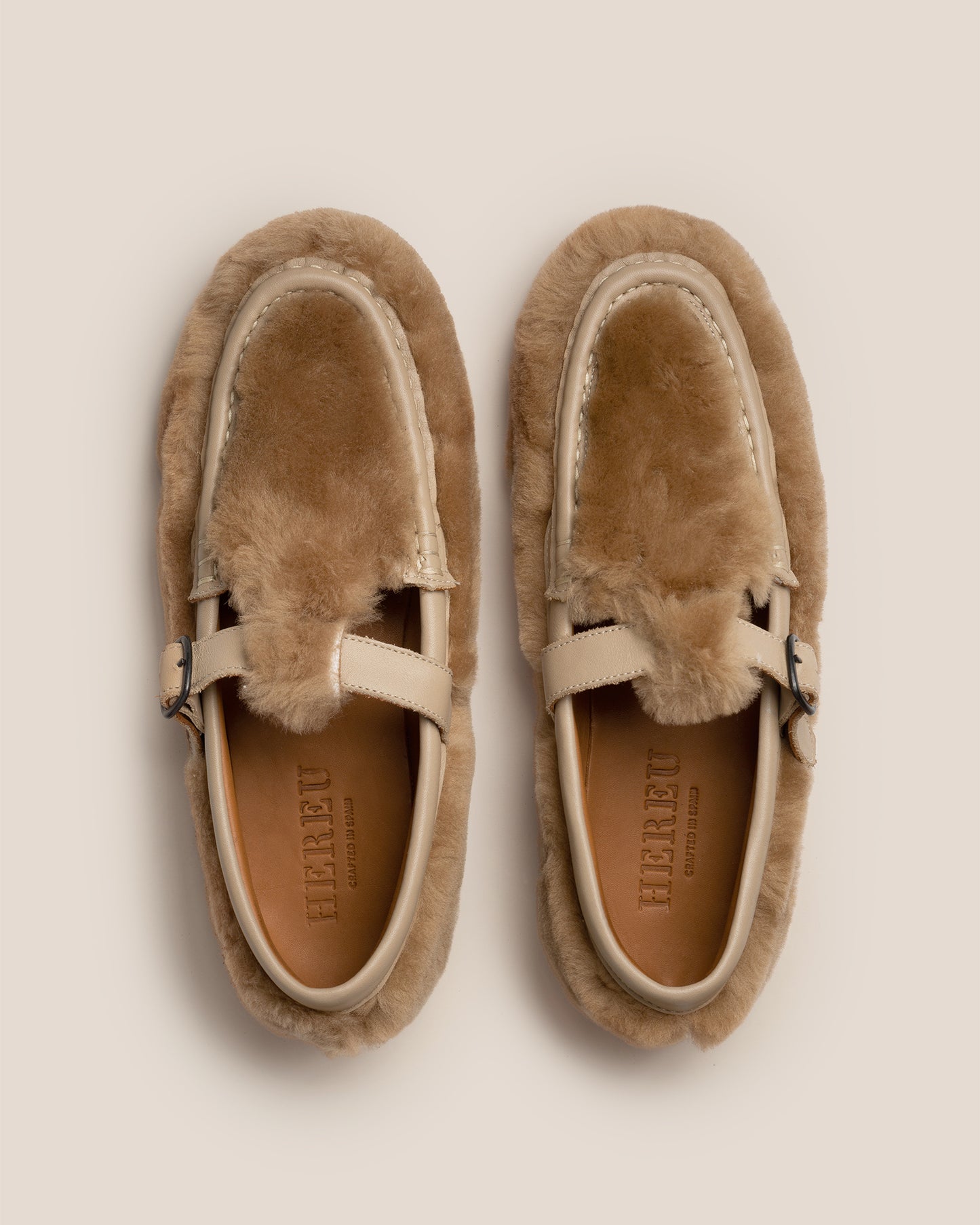 ALBER SHEARLING - T-Bar Loafer