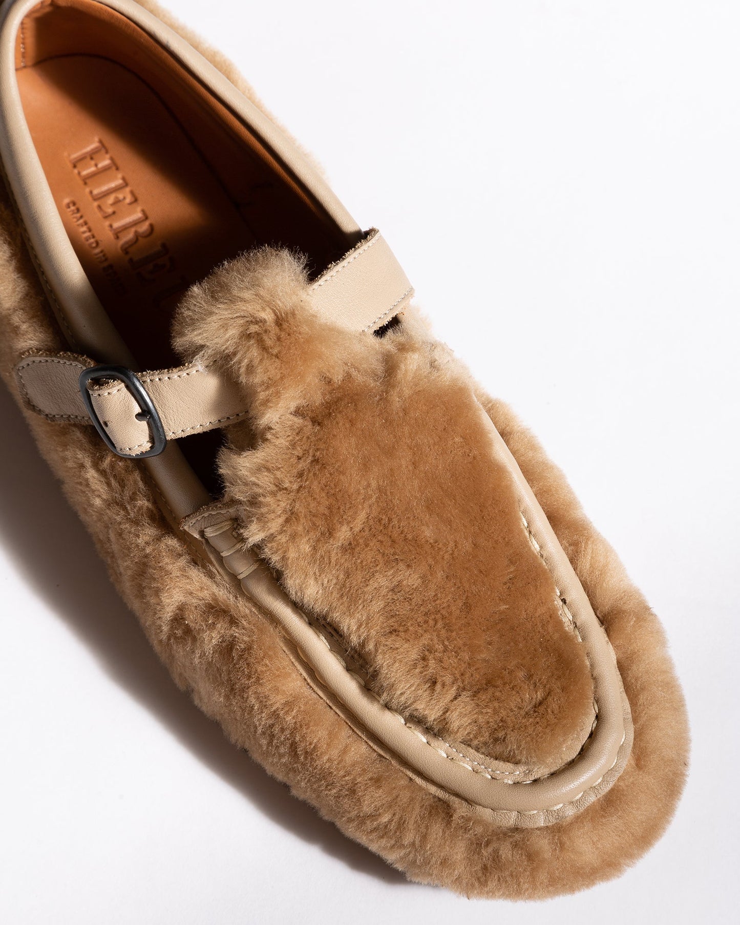 ALBER SHEARLING - T-Bar Loafer