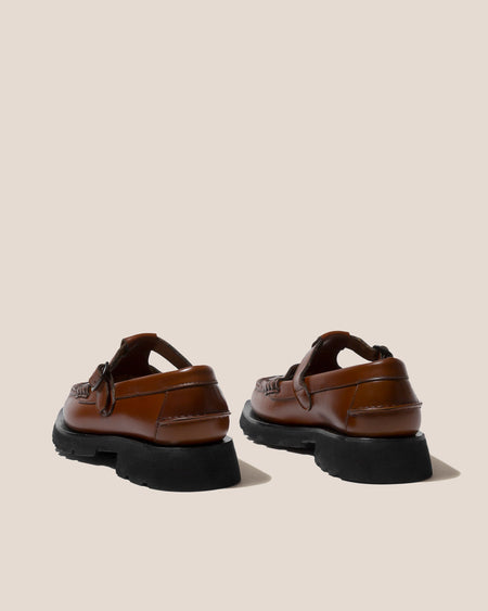 ALBER SPORT - Tread Sole T-Bar Loafer