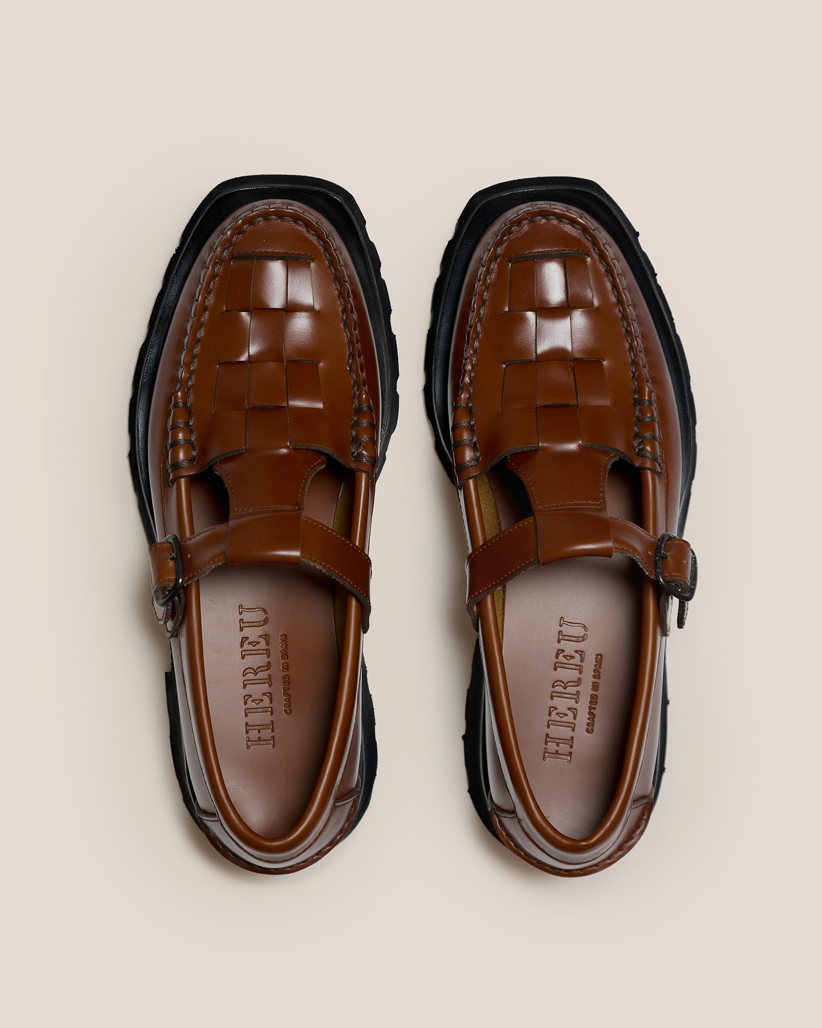 SOLLER SPORT - Tread Sole T-Bar Loafer – Hereu Studio