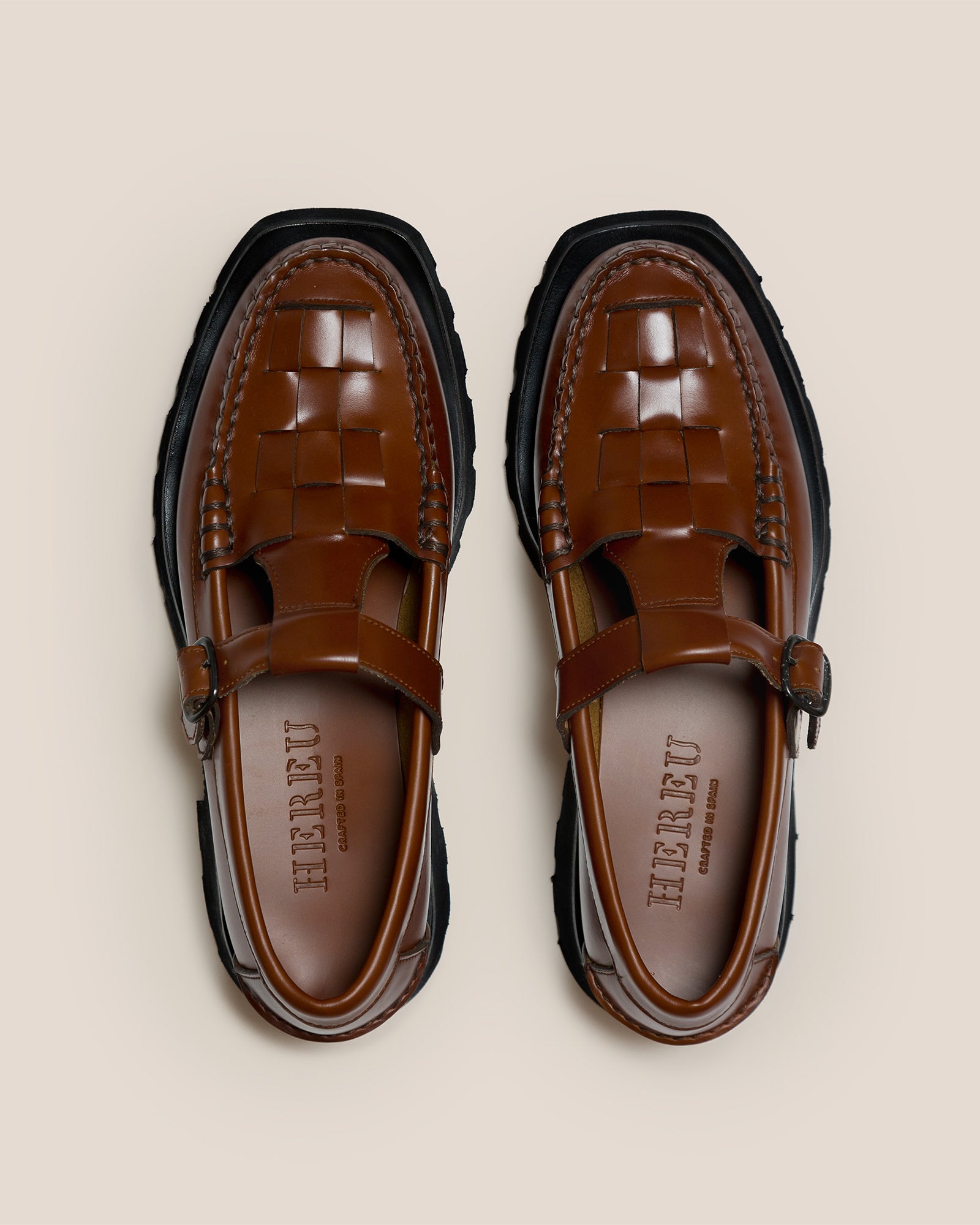 SOLLER SPORT - Men's Tread Sole T-Bar Loafer