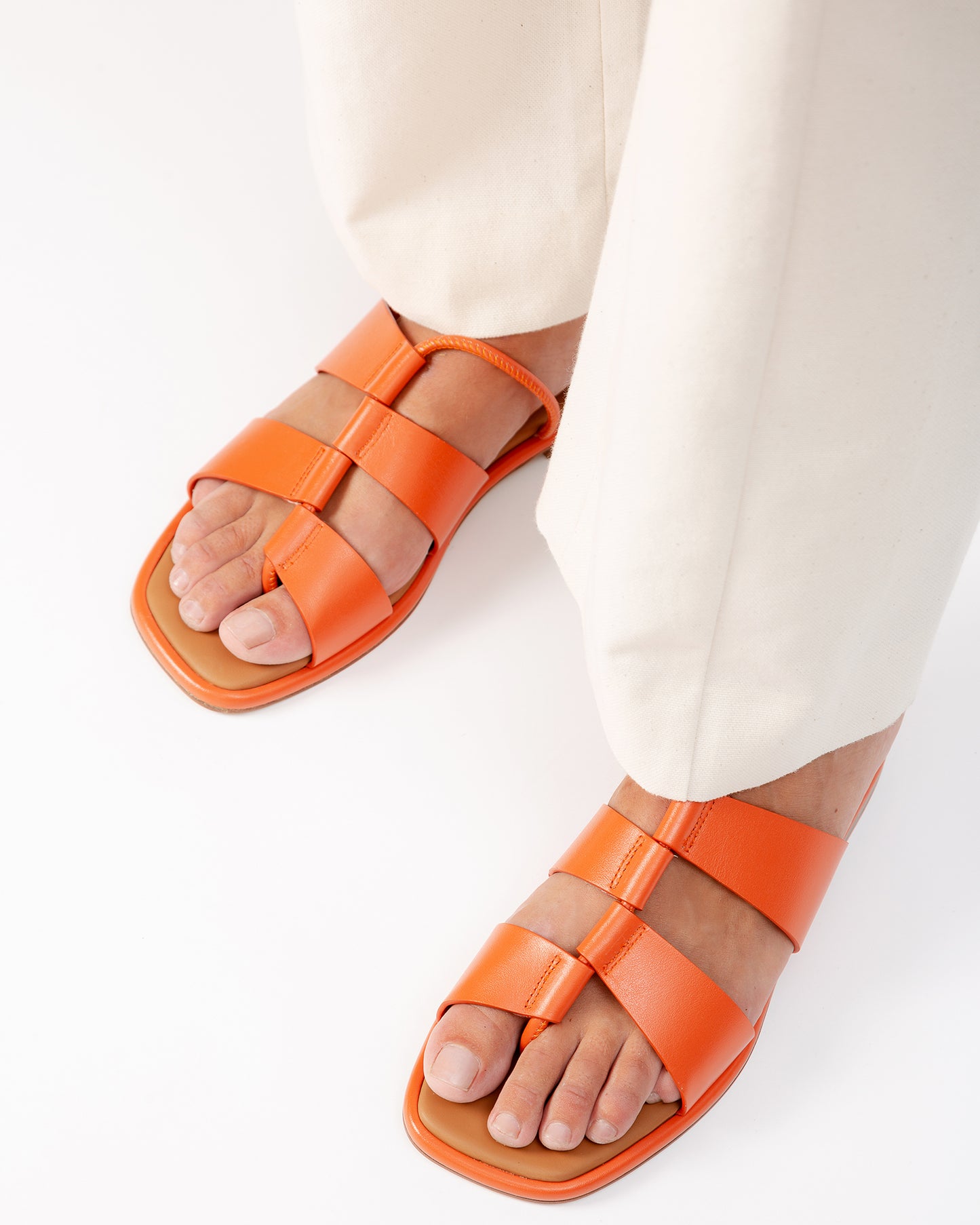LINA - Strappy Toe-post Sandal
