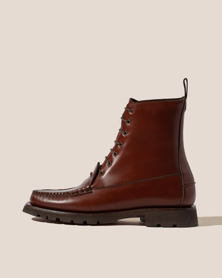 CORDO - Tread Sole Lace-Up Loafer Boot