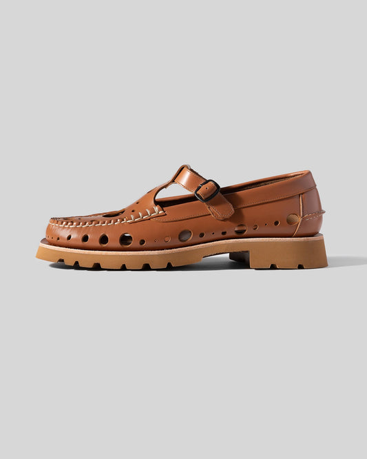 ALBER SPORT PERFORATED - T-bar Loafer