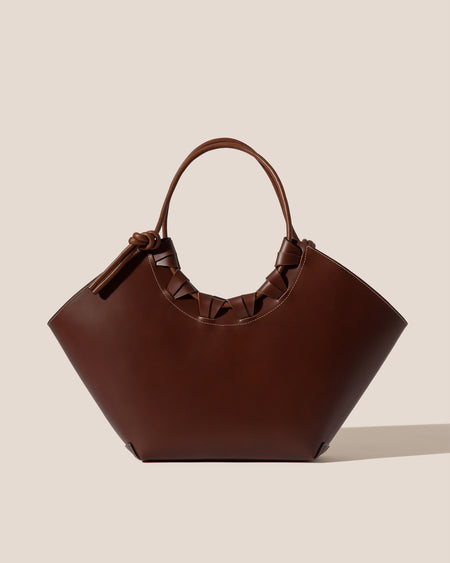 CORDELL MATTE - Basket Leather Tote Bag