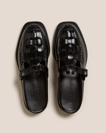 BONELL - FOR ALL - Woven T-bar Mule Loafer