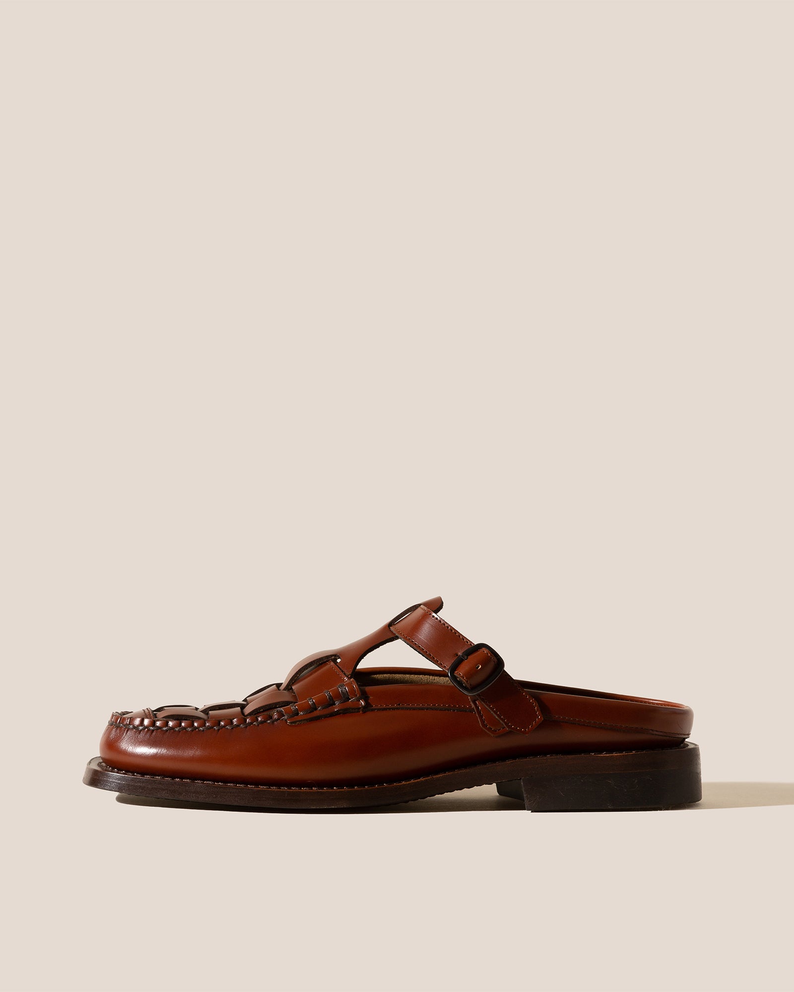 BONELL - Woven T-bar Mule Loafer