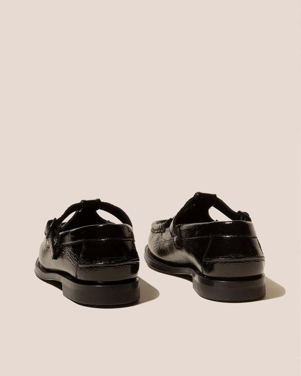ALBER CRINKLED GLOSSY - T-bar Loafer