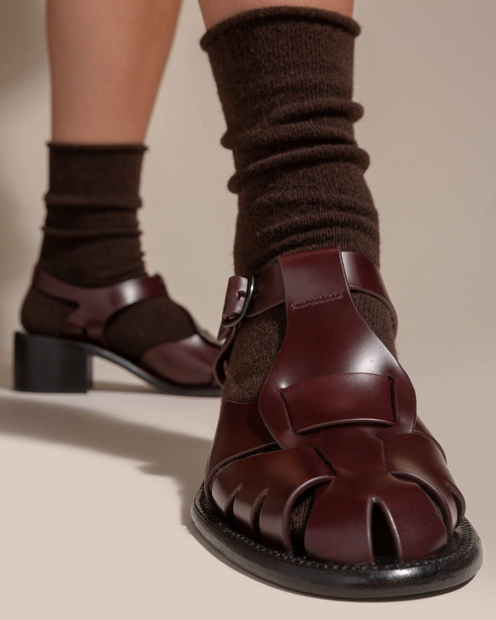 PESCA HEELED - Fisherman Sandal