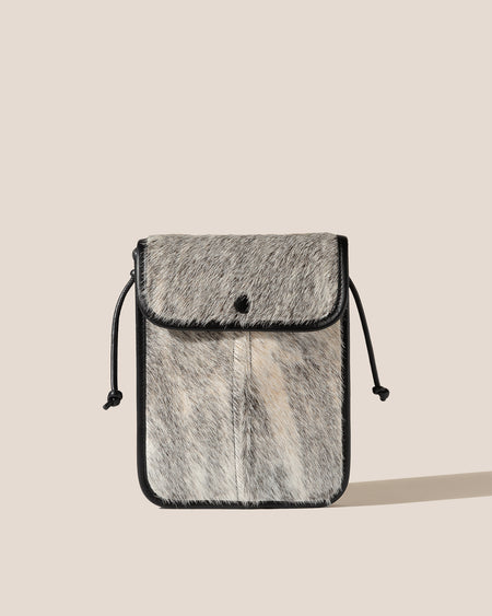 TERRA CALF HAIR - Square-Flat Crossbody Bag