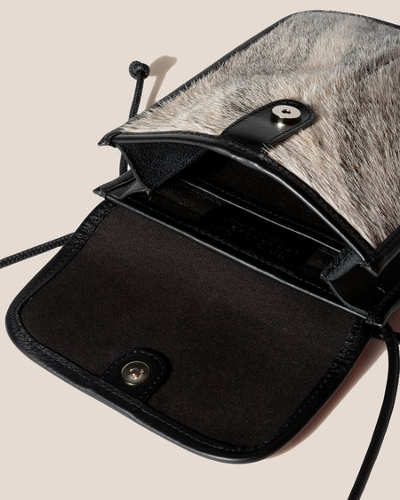 TERRA CALF HAIR - Square-Flat Crossbody Bag