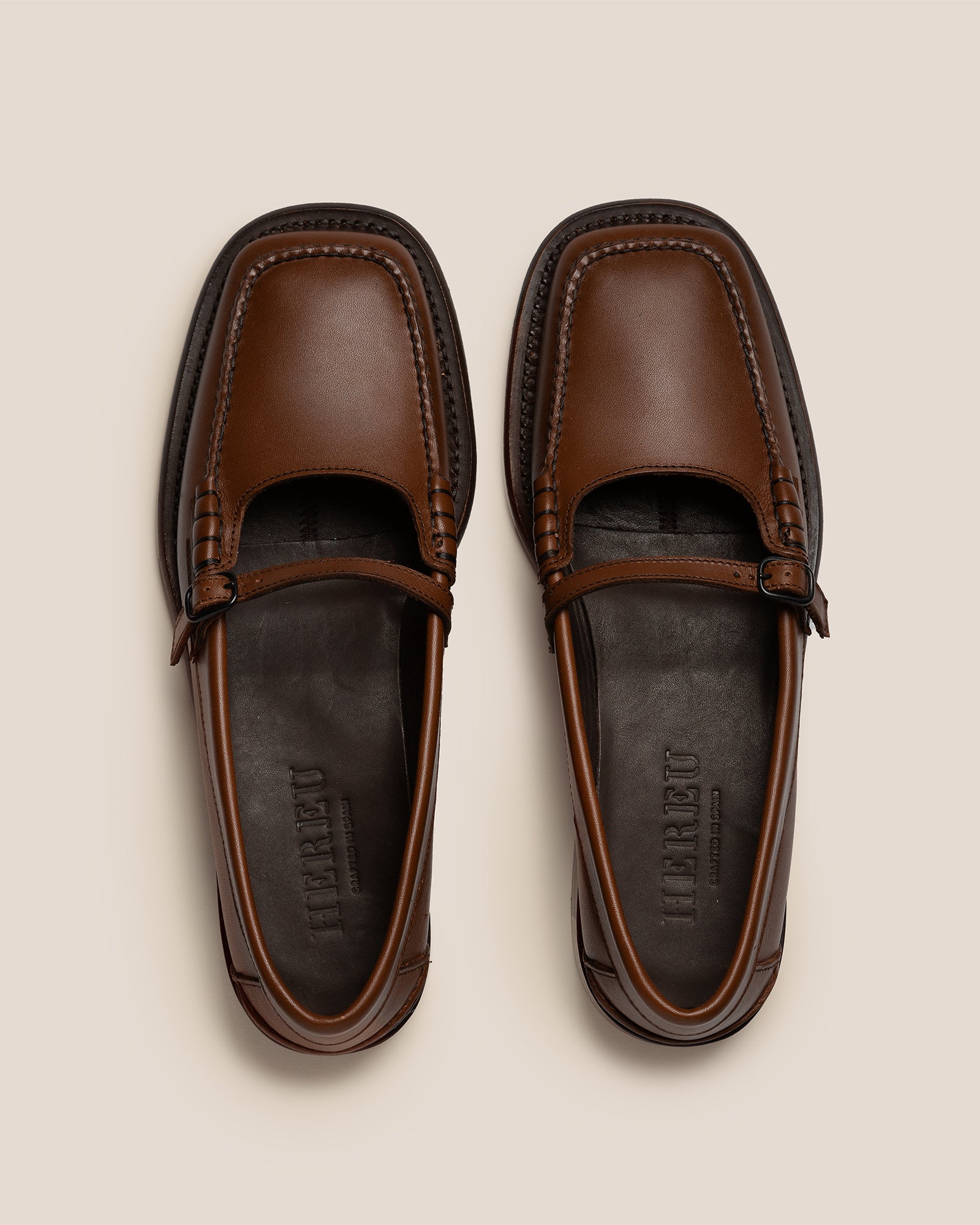 MERCE - Square-Toe T-Bar Loafer – Hereu Studio