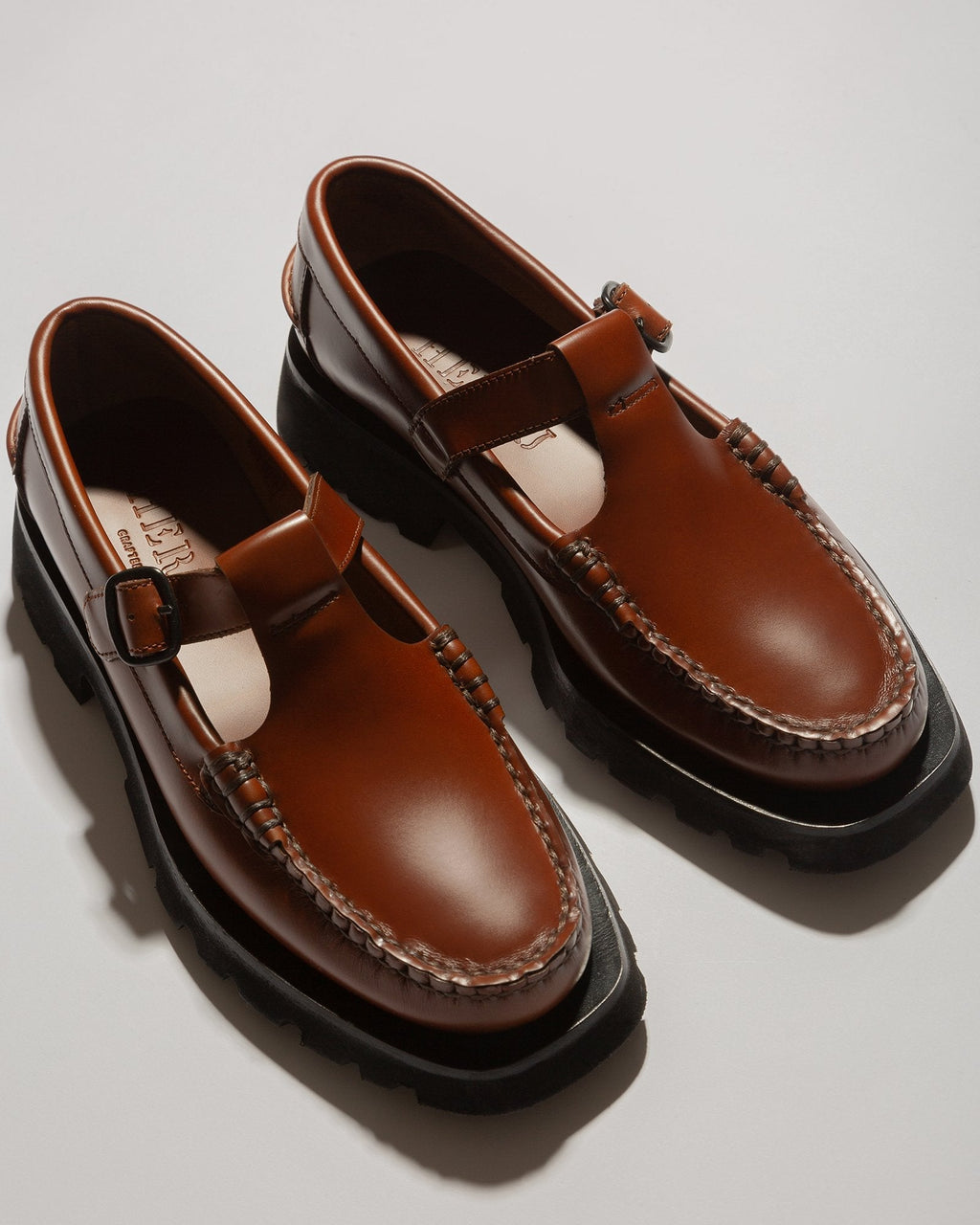 ALBER SPORT - FOR ALL - Tread Sole T-Bar Loafer
