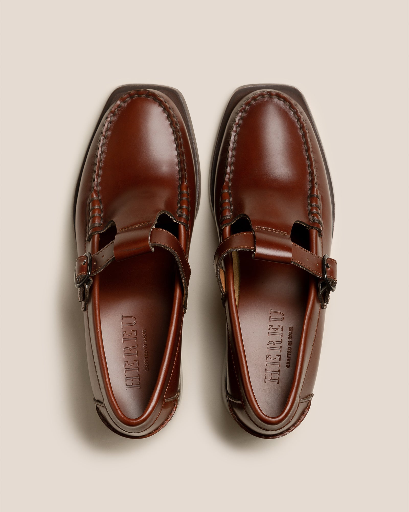 ALBER HEELED - T-Bar Loafer