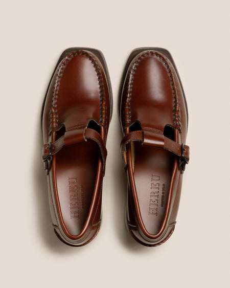 ALBER HEELED - T-Bar Loafer