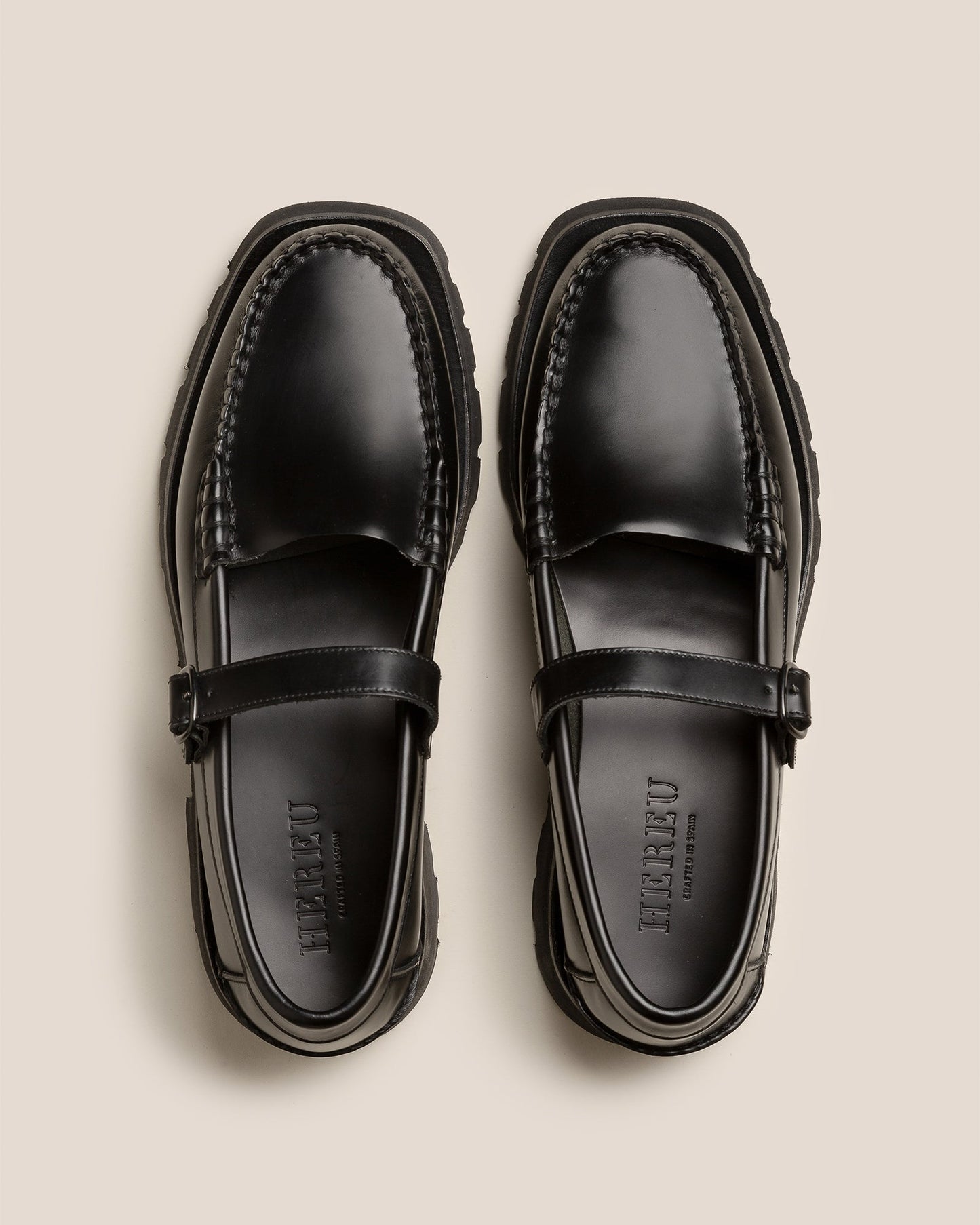 BLANQUER SPORT - Mary Jane Tread Sole Loafer