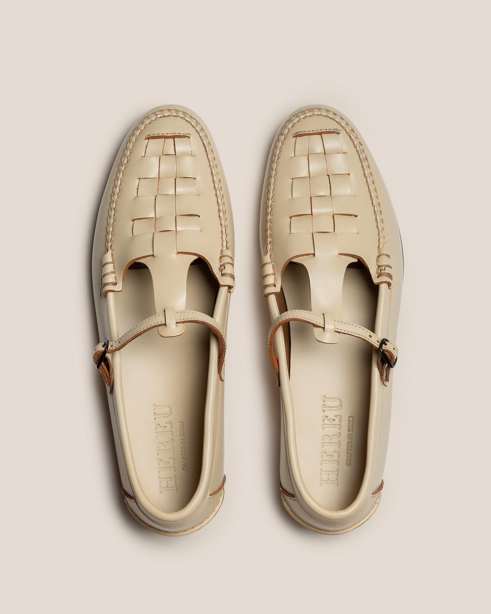 MAQUEDA - Interwoven T-Bar Loafer