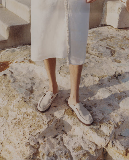 BARRACA - Men's Buckle-strap Mule Loafer