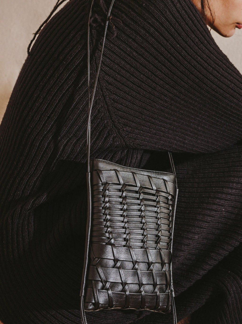 TRENA - Flat Square Crossbody Bag