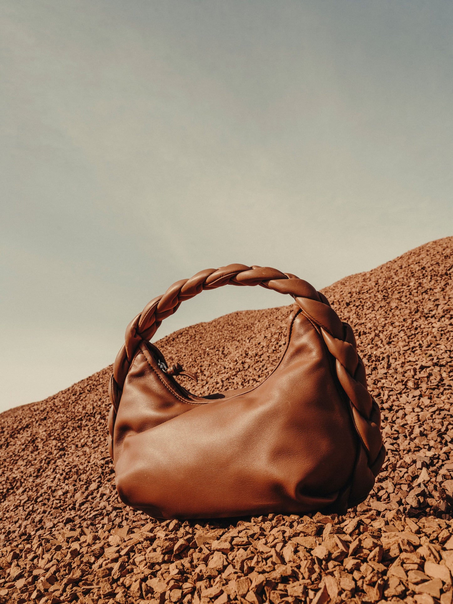 Espiga braided handle leather handbag by Hereu in 2023  Leather handbags  women, Leather shoulder bag, Leather