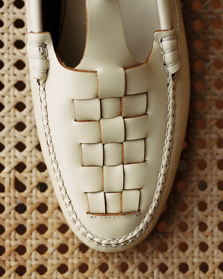 MAQUEDA - Interwoven T-Bar Loafer