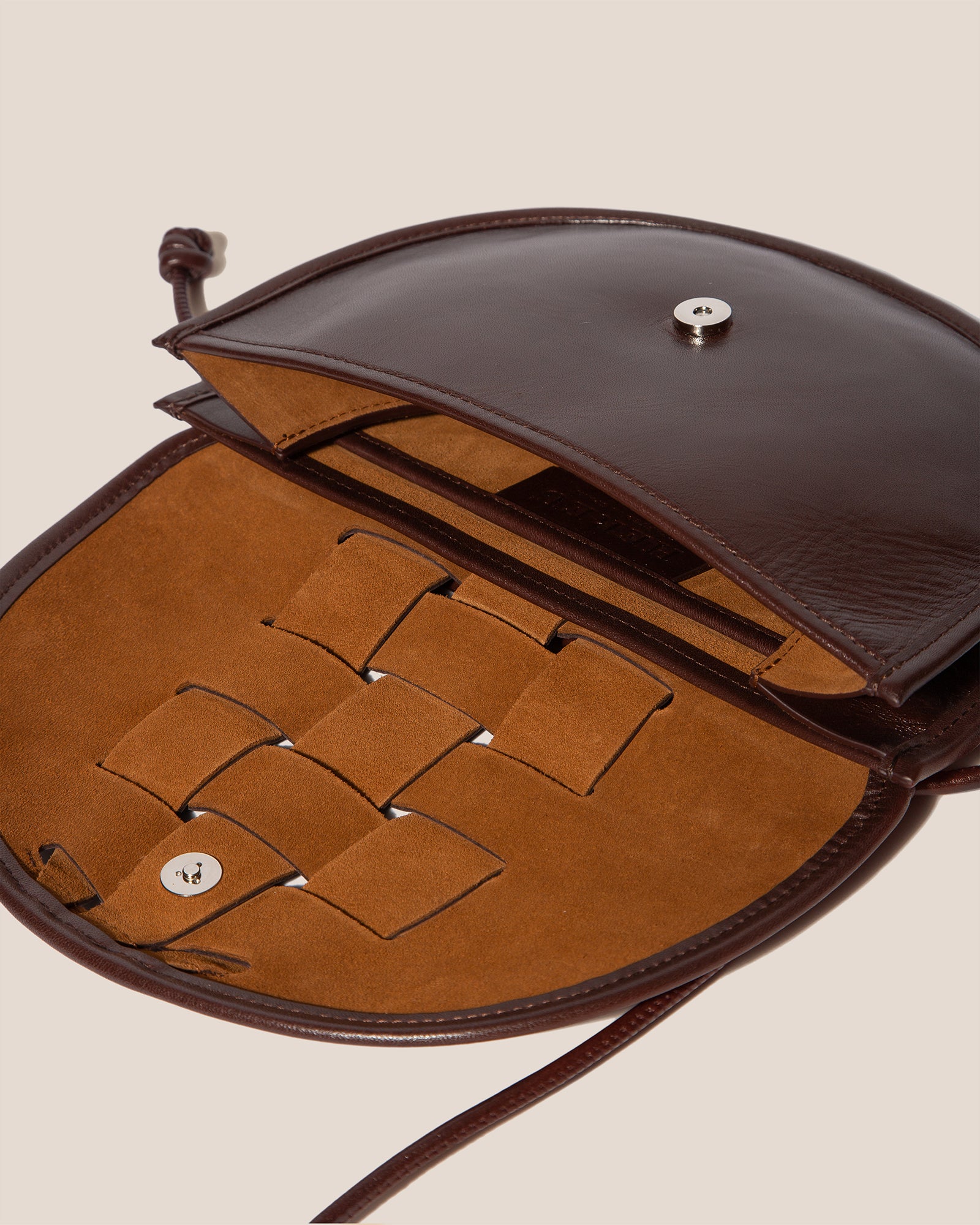 Shop HEREU 2WAY Leather Crossbody Handbags (1523927) by Phalaenopsis